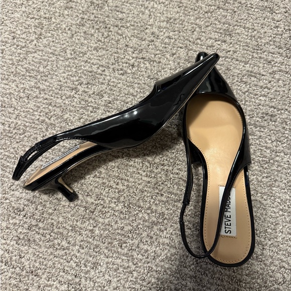 Steve Madden Kittie Black Patent Heels - Picture 10 of 10